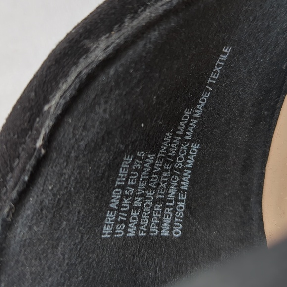 Just Fab Faux Snakeskin Faux Suede Side Cut Out Ankle Booties 7 Black - Picture 11 of 16